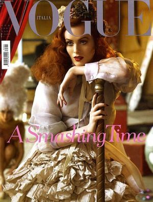 Vogue magazine covers - wah4mi0ae4yauslife.com - Vogue Italia April 2007 - Karen Elson.jpg
